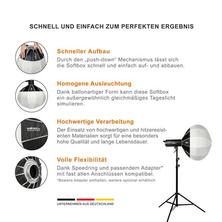 Walimex pro Softbox Essential Ballon 65