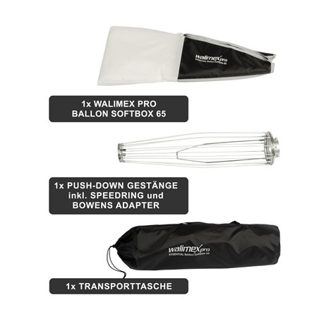 Walimex pro Softbox Essential Ballon 65