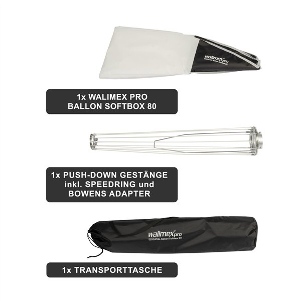 Walimex pro Softbox Essential Ballon 80