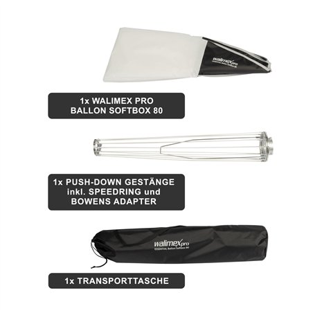 Walimex pro Softbox Essential Ballon 80