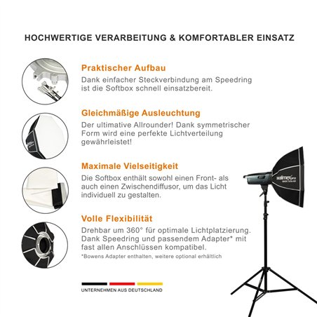Walimex pro Softbox Basic Octa 60