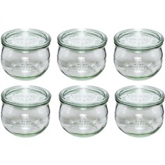 WECK vasetto forma tulipano 580ml conf. da 6 pz