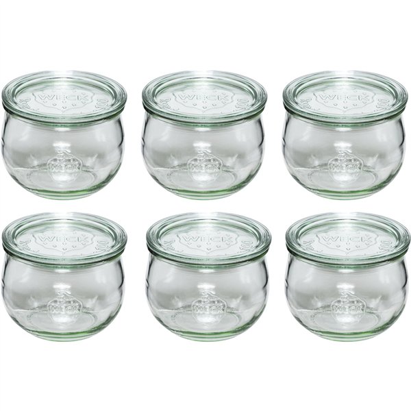 WECK vasetto forma tulipano 580ml conf. da 6 pz