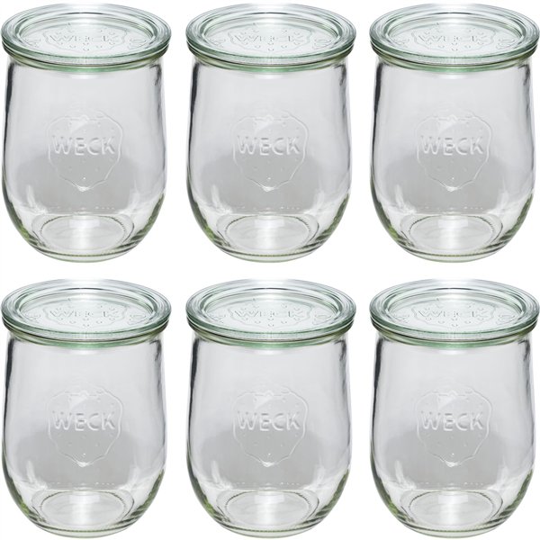 WECK vasetto forma tulipano 1062ml conf. 6 pz.
