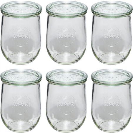 WECK vasetto forma tulipano 1062ml conf. 6 pz.
