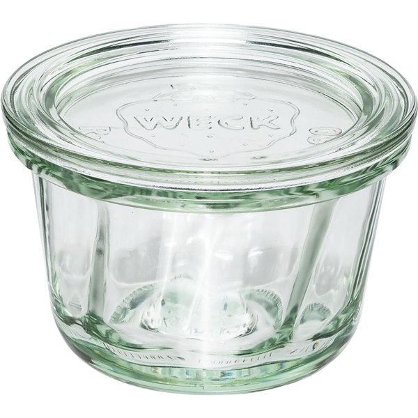 WECK Round Rim Jar Muffin 165ml Set of 6