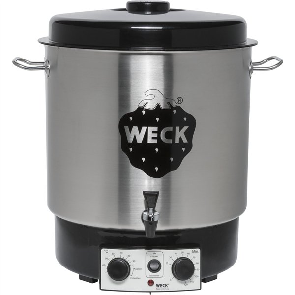 WECK macchina per conserve inox con orologio e rubinetto