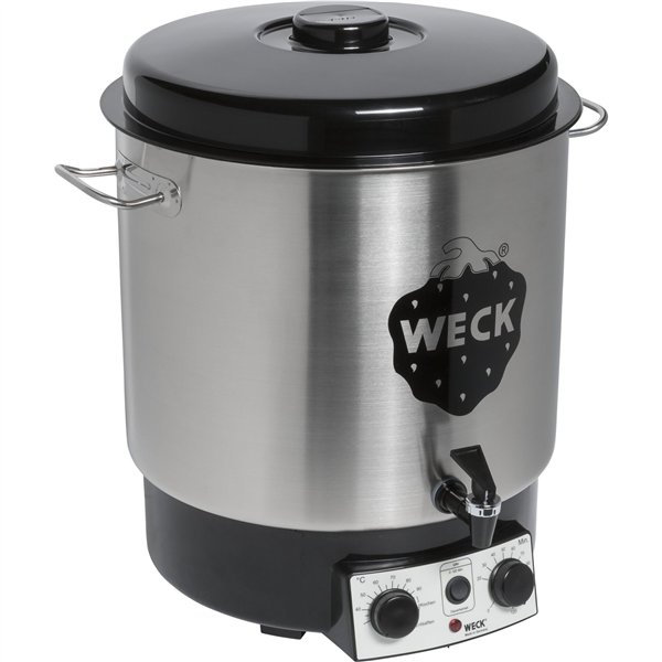 WECK macchina per conserve inox con orologio e rubinetto