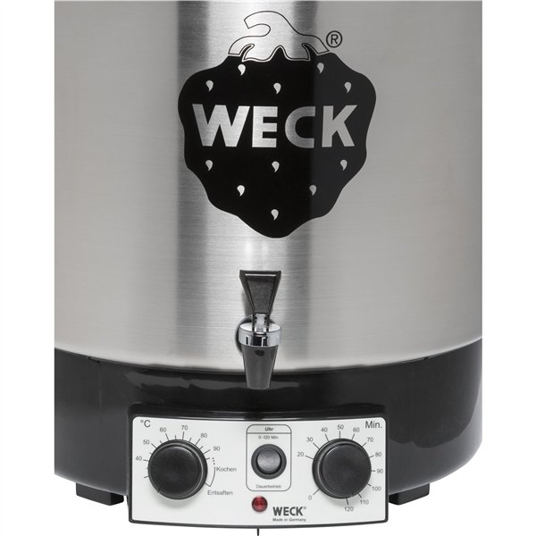 WECK macchina per conserve inox con orologio e rubinetto