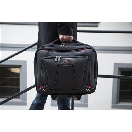 Wenger Transfer 20cm depth Wheeled Business Case nero