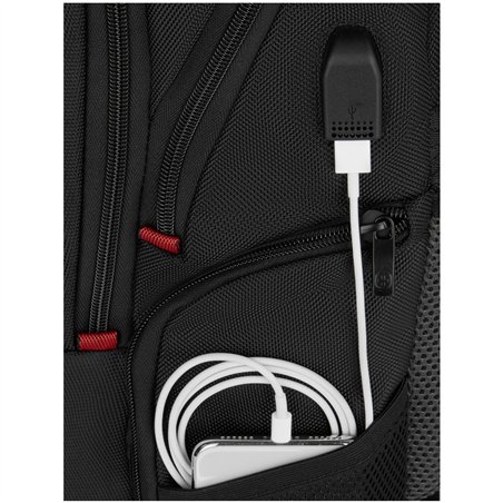 Wenger Pegasus Deluxe Ballistic Notebook Zaino 16  nero