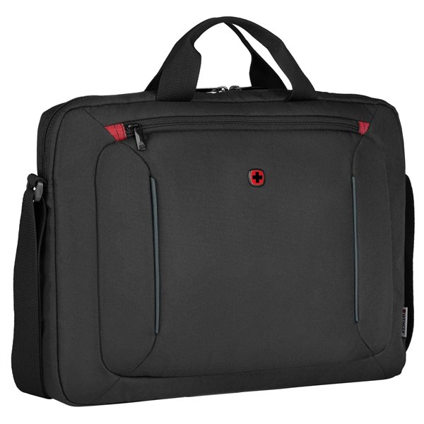 Wenger BQ 16  Laptop Slimcase Toploader Laptop borsa nero