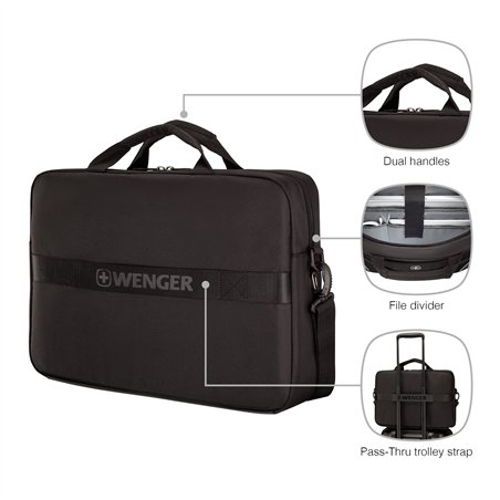 Wenger XE Compact Brief 16 Laptop Tasche schwarz