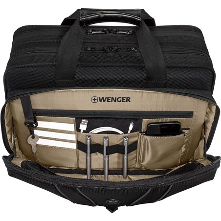 Wenger Legacy Black Series 16 Laptop Briefcase black