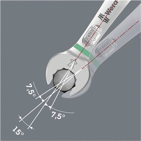 WERA 6003 Joker 11 kit 1 ch. a forchetta e poligonale