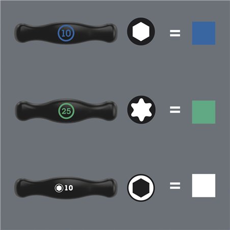 Wera 467/7 TORX HF kit 2 Set di cacciaviti