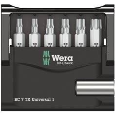 Wera Bit-Check 7 TX Universal 1 2