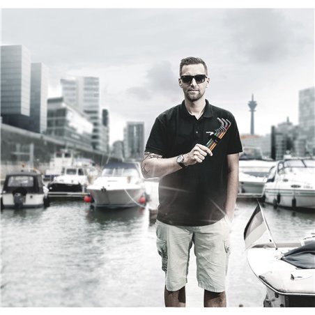 Wera 950/13 Hex-Plus Imperial 1 set chiavi angolari BlackLaser