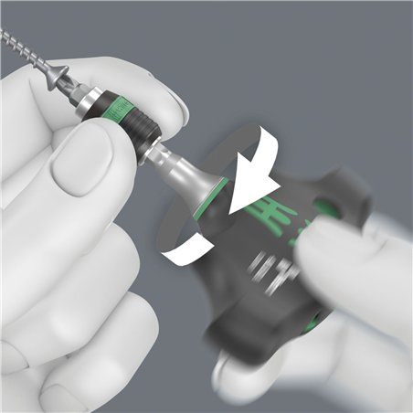 WERA 416 RA impugnatura a T cambio rapido Rapidaptor