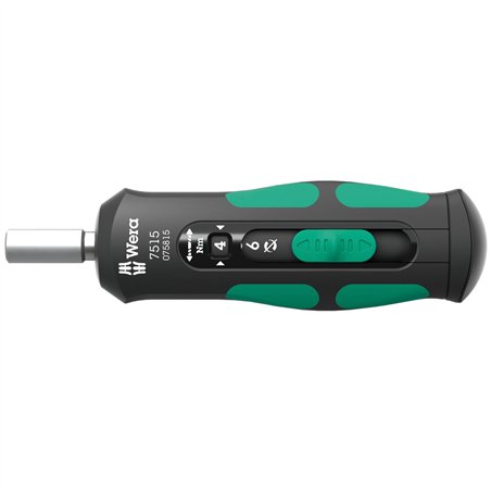 Wera 7515 Kraftform Safe-Torque Speed giravite dinamom. 2-6Nm