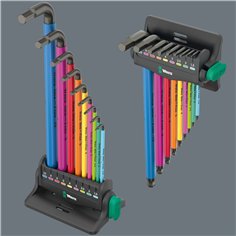 Wera 950/9 Hex-Plus Multicolour assortimento di 3 chiavi a L 2