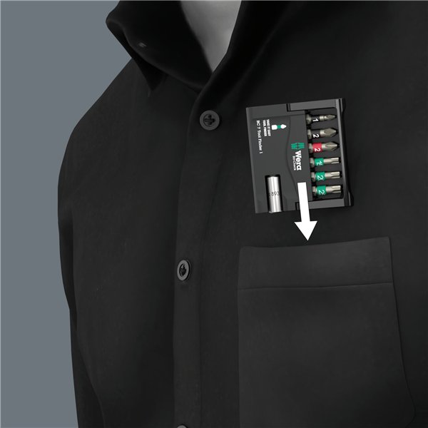 Wera 9540 Kraftform XL bottiglia kit