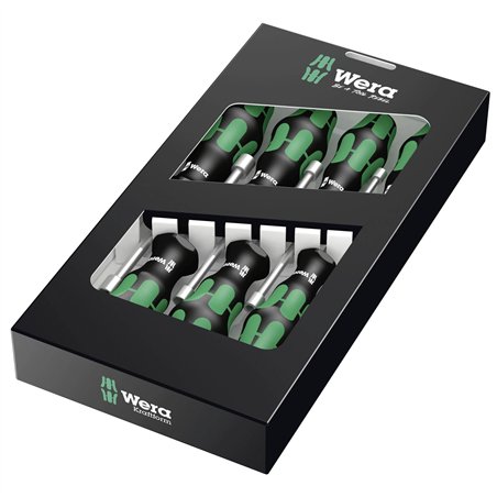 WERA 395 HO/7 SM  set giravite- chiave a bussola