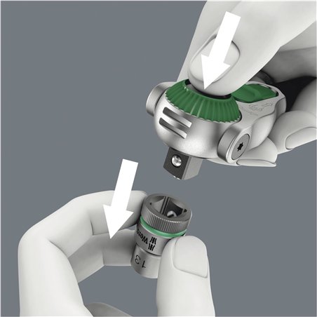 WERA 8000 A Zyklop cricchetto Speed attacco da 1/4