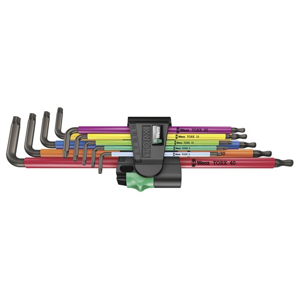 WERA 967/9 TX XL Multicolori 1 Assortimento di chiavi a L