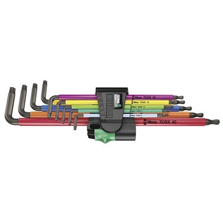 WERA 967/9 TX XL Multicolori 1 Assortimento di chiavi a L