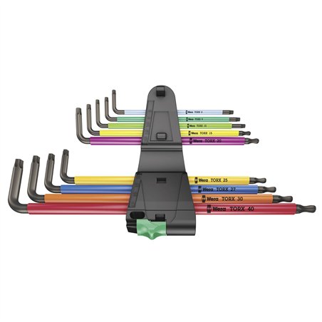 WERA 967/9 TX XL Multicolori 1 Assortimento di chiavi a L