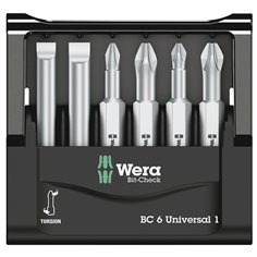 WERA Bit-Check 6 universale 1 2