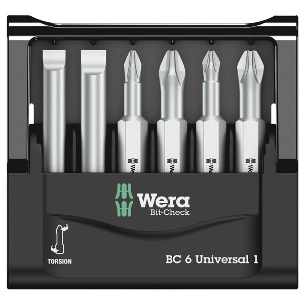 WERA Bit-Check 6 universale 1