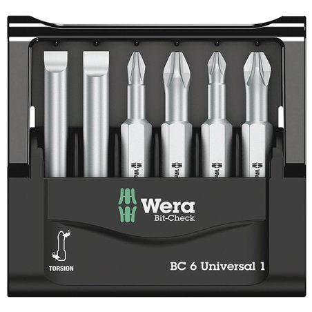 WERA Bit-Check 6 universale 1