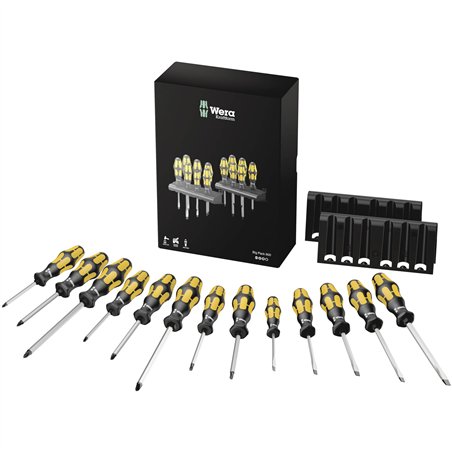 WERA Kraftform Big Pack 900 set cacciaviti di precis. 13 pz.