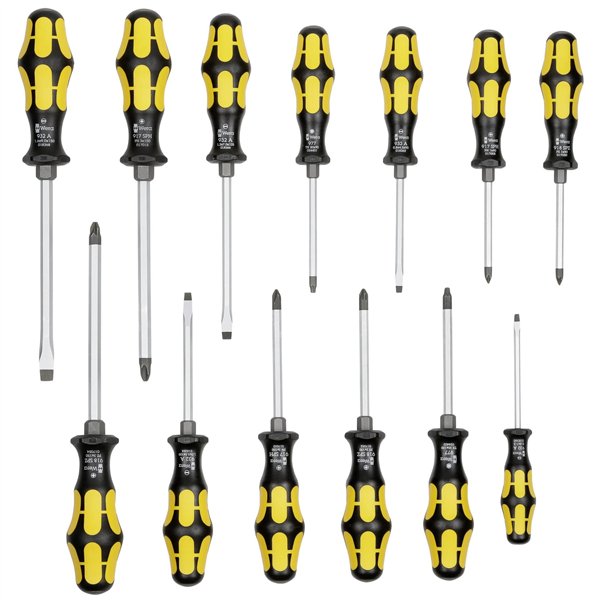 WERA Kraftform Big Pack 900 set cacciaviti di precis. 13 pz.