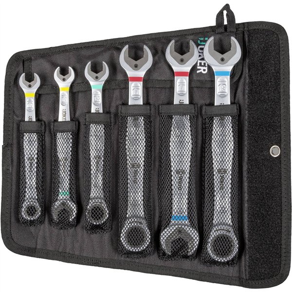 WERA Joker set 6-pz. con chiave fissa ad anello a cricchetto