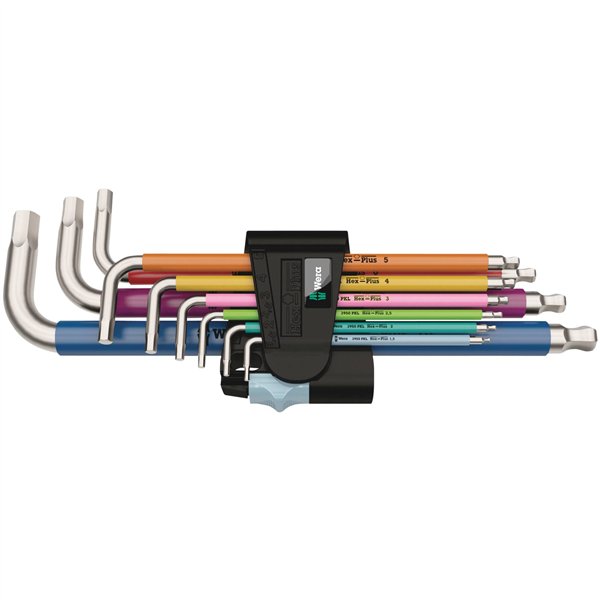 WERA 3950/9 Hex-Plus  Set Assortimento di chiavi a L
