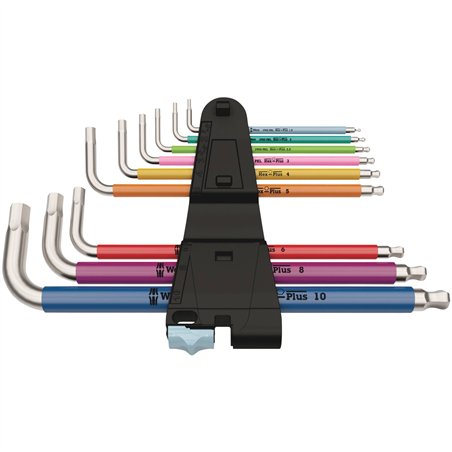 WERA 3950/9 Hex-Plus  Set Assortimento di chiavi a L