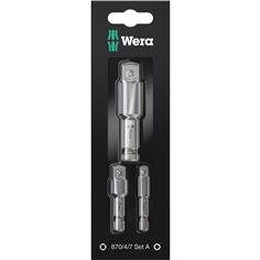 WERA 870/4/7 kit A SB set raccordi