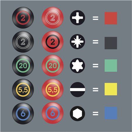 WERA Kraftform Big Pack 300 Set di cacciaviti 14 pz.