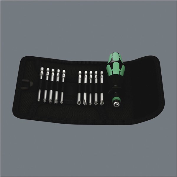 WERA Kraftform Kompakt 41 cust. pieghevole con inserti da 89 mm