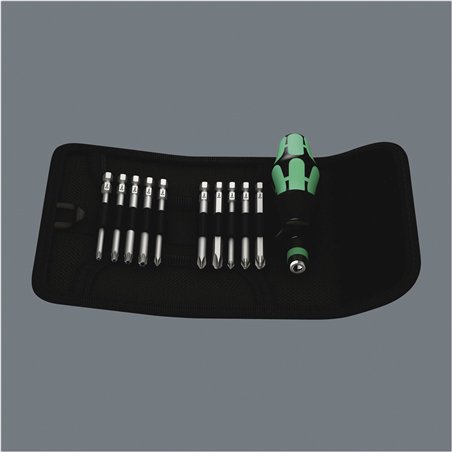 WERA Kraftform Kompakt 41 cust. pieghevole con inserti da 89 mm