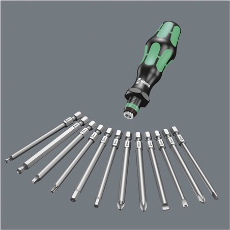 WERA Kraftform Kompakt 62 cust. pieghevole con inserti da 89 mm