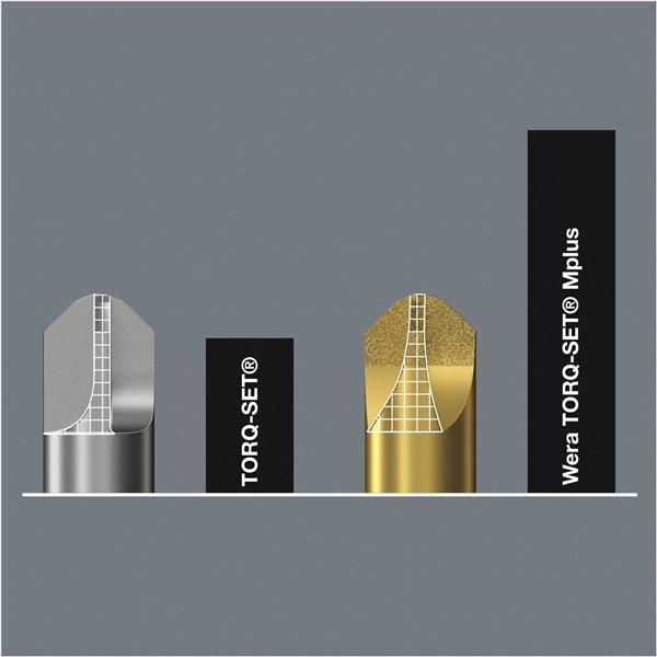 WERA Kraftform Kompakt 62 cust. pieghevole con inserti da 89 mm