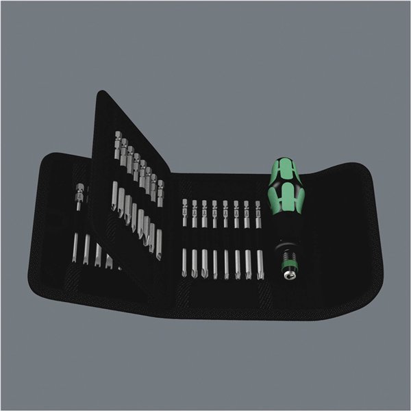 WERA Kraftform Kompakt 62 cust. pieghevole con inserti da 89 mm