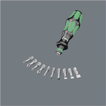 WERA Kraftform compact 10 Bits-Sortiment
