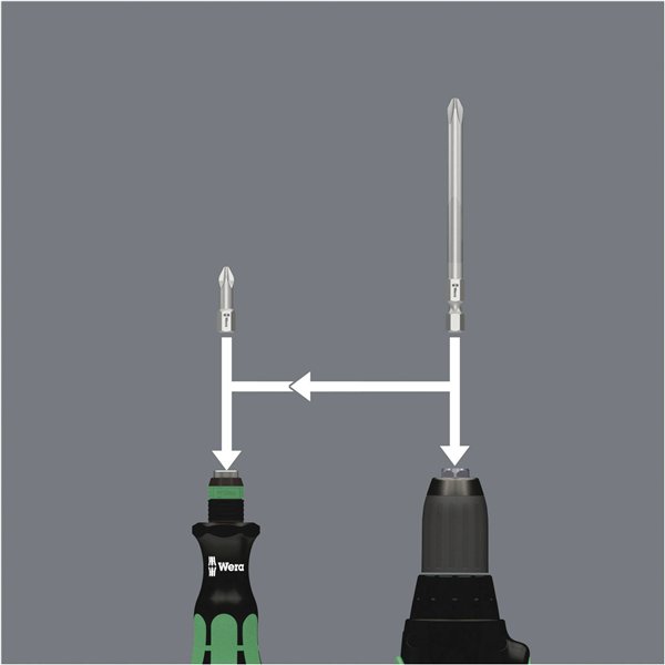 WERA Kraftform compact 10 Bits-Sortiment