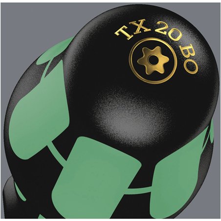 WERA 367/6 TORX BO Kraftform Set di cacciaviti con supporto