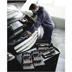 WERA 8006 SC 1 kit con cricch. Zyklop Hybrid att.da 1/2  metr. 2